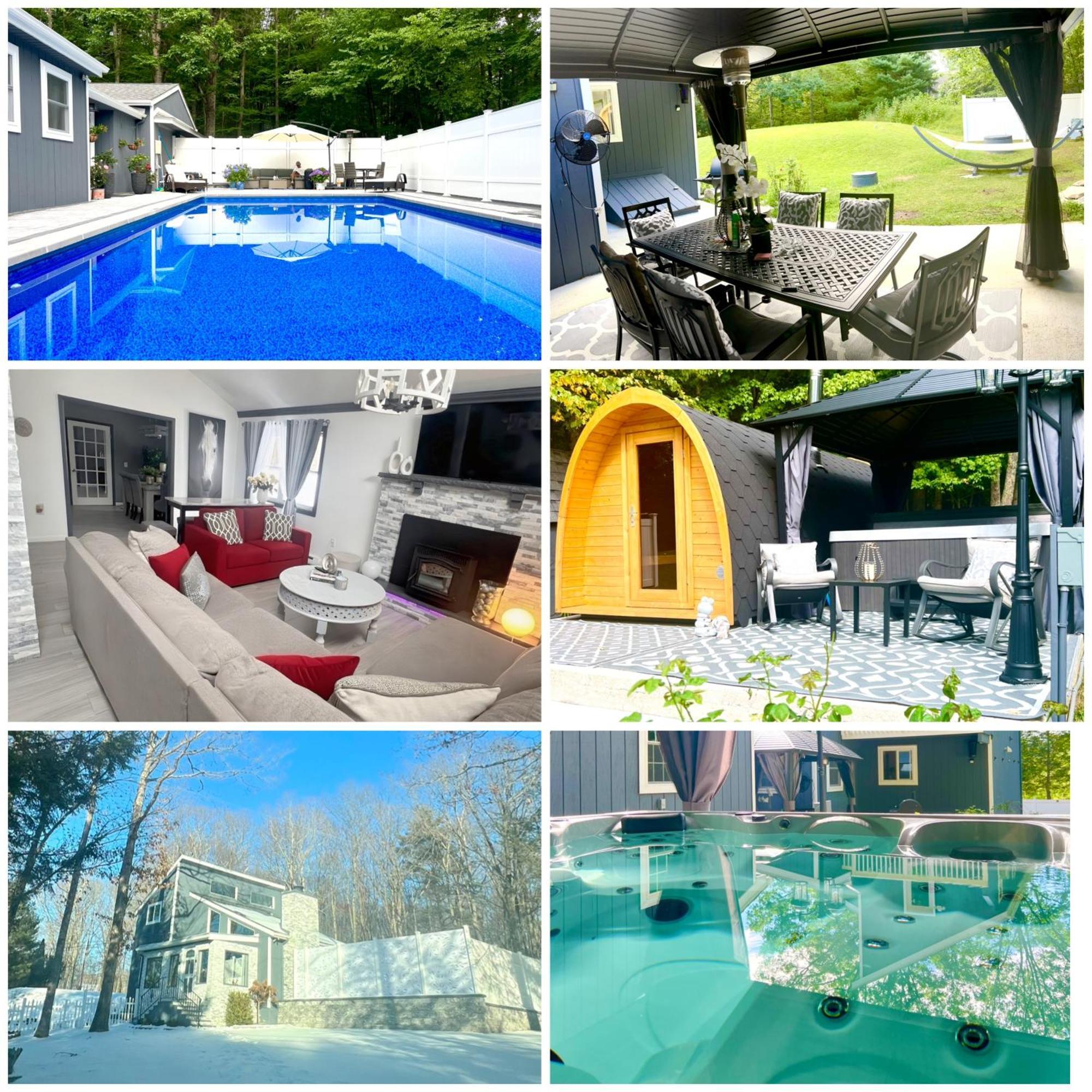 Amazing Poconos House . Sauna/Hot Tub/Private Pool East Stroudsburg Exterior foto